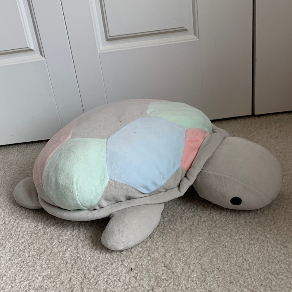 Pastel Stuffed Turtle Plush Toy
